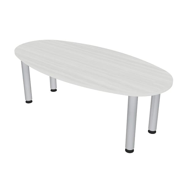 33.5 in W, 59.5 in L, 29 in H, Engineered Wood Top, White